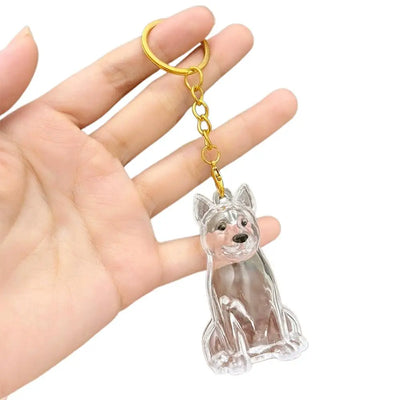 FurKeeps - Transparent Pet Hair Keychain