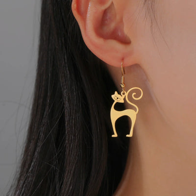 Kitty - Sassy Cat Lover Earrings