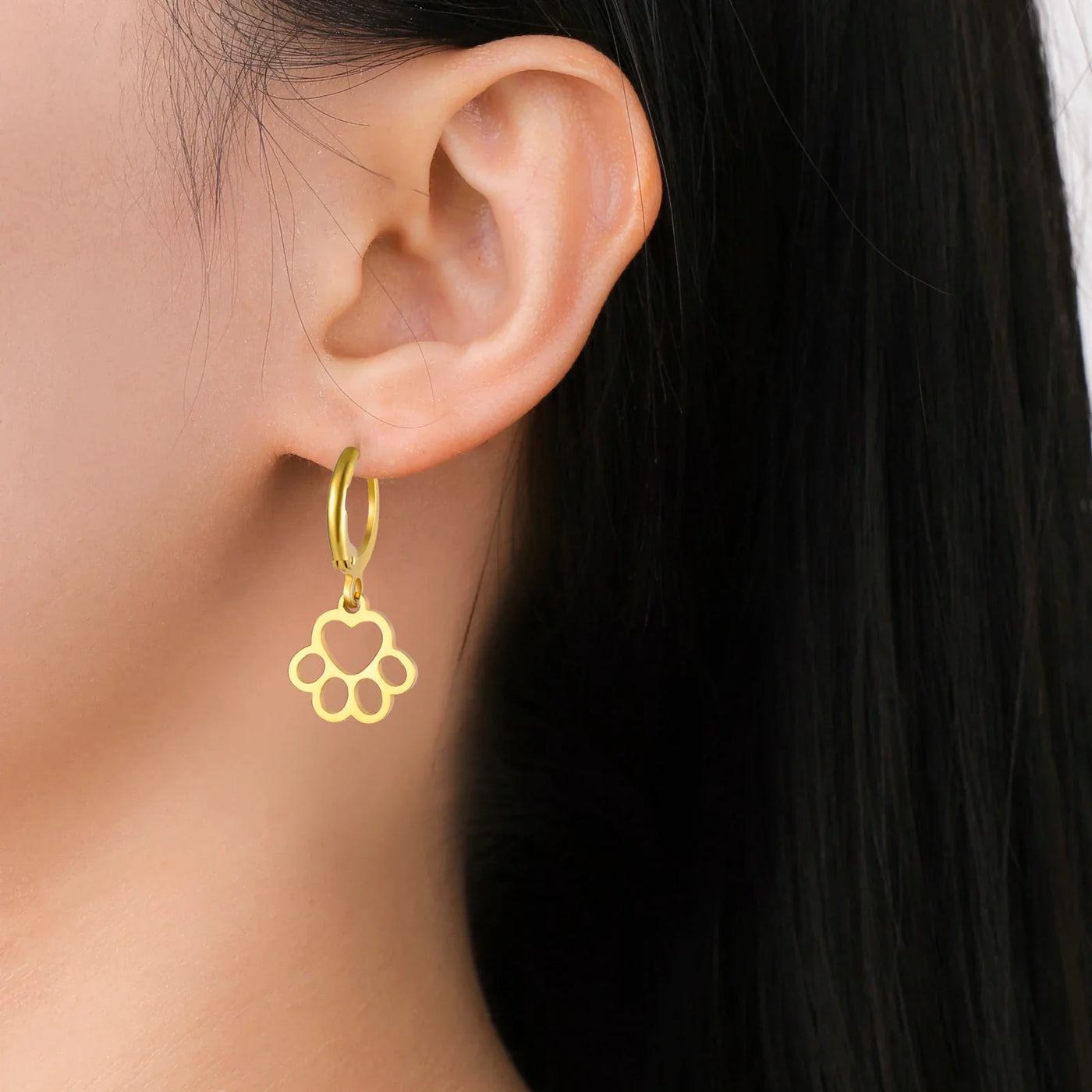 Claw - Cute Stainless Steel Earrings