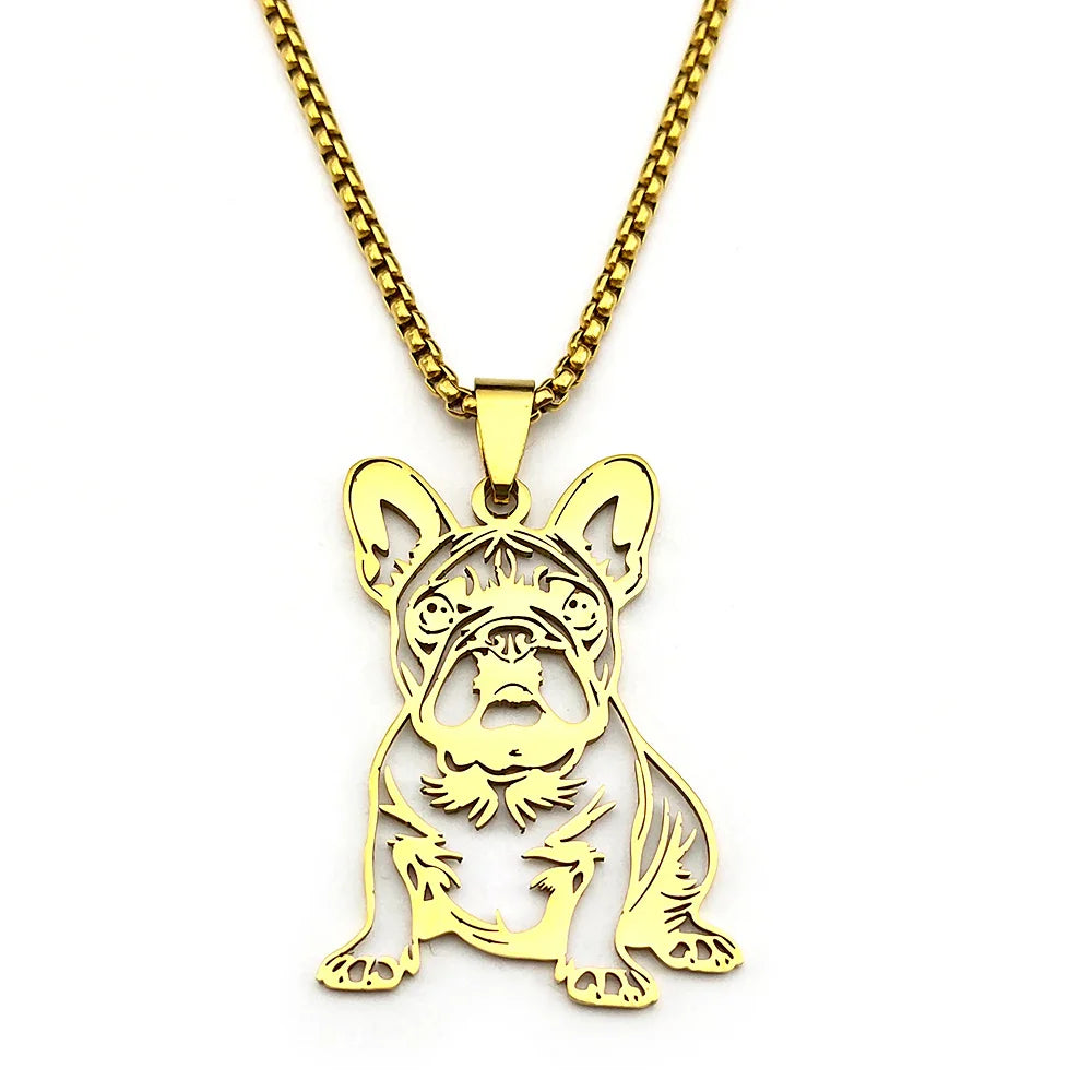 Bulldog - Charming Stainless Steel Necklace