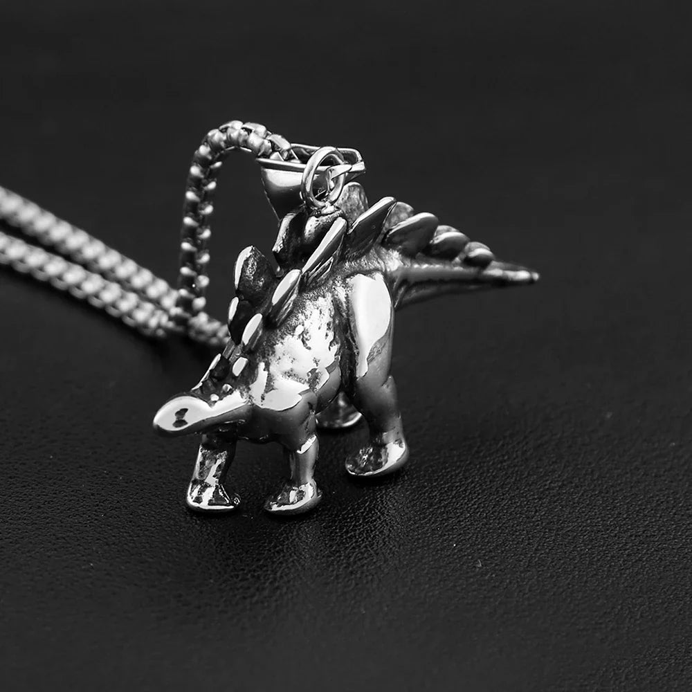 Dino Charm - Durable Stainless Steel Necklace