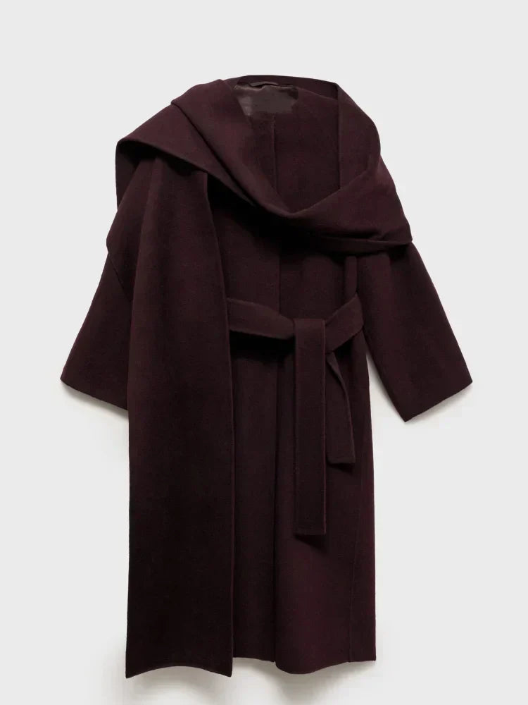 Bordeaux - Wrap Coat