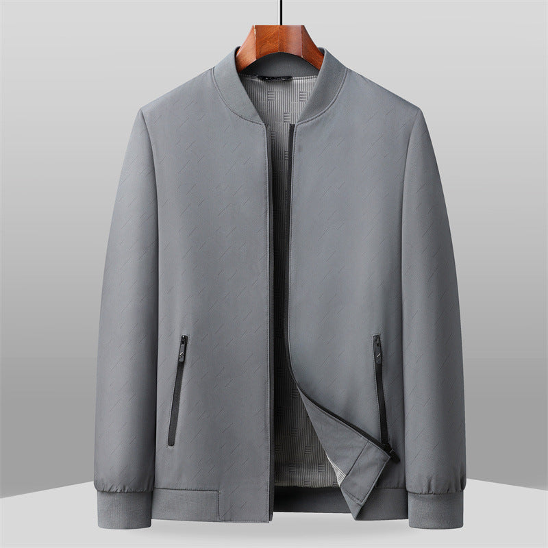 Steel Aura Bomber Jacket by Alexander Heliot 