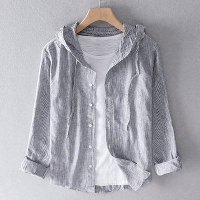 Celest - Casual Spring Hooded Blouse