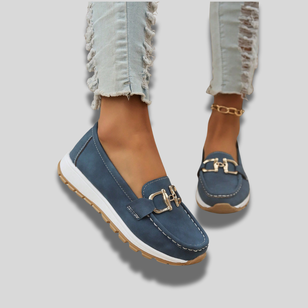 Ellie - Elegant Moccasin Suede