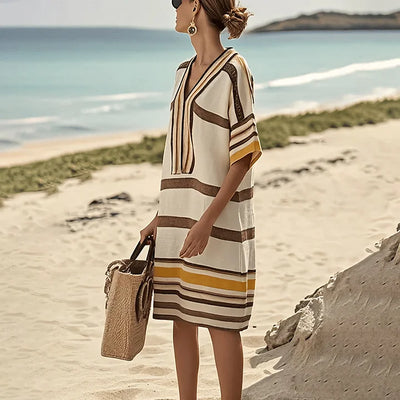 Enrica - Colorful Striped Dress