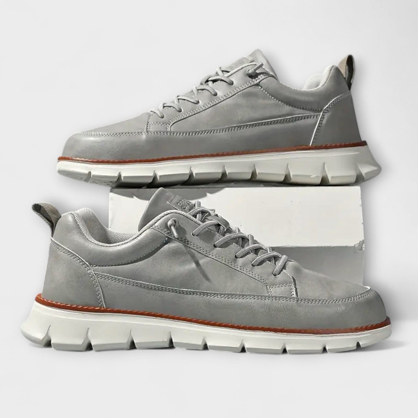 ALEXANDER | Stylish Leather Sneakers with Orthopedic Comfort