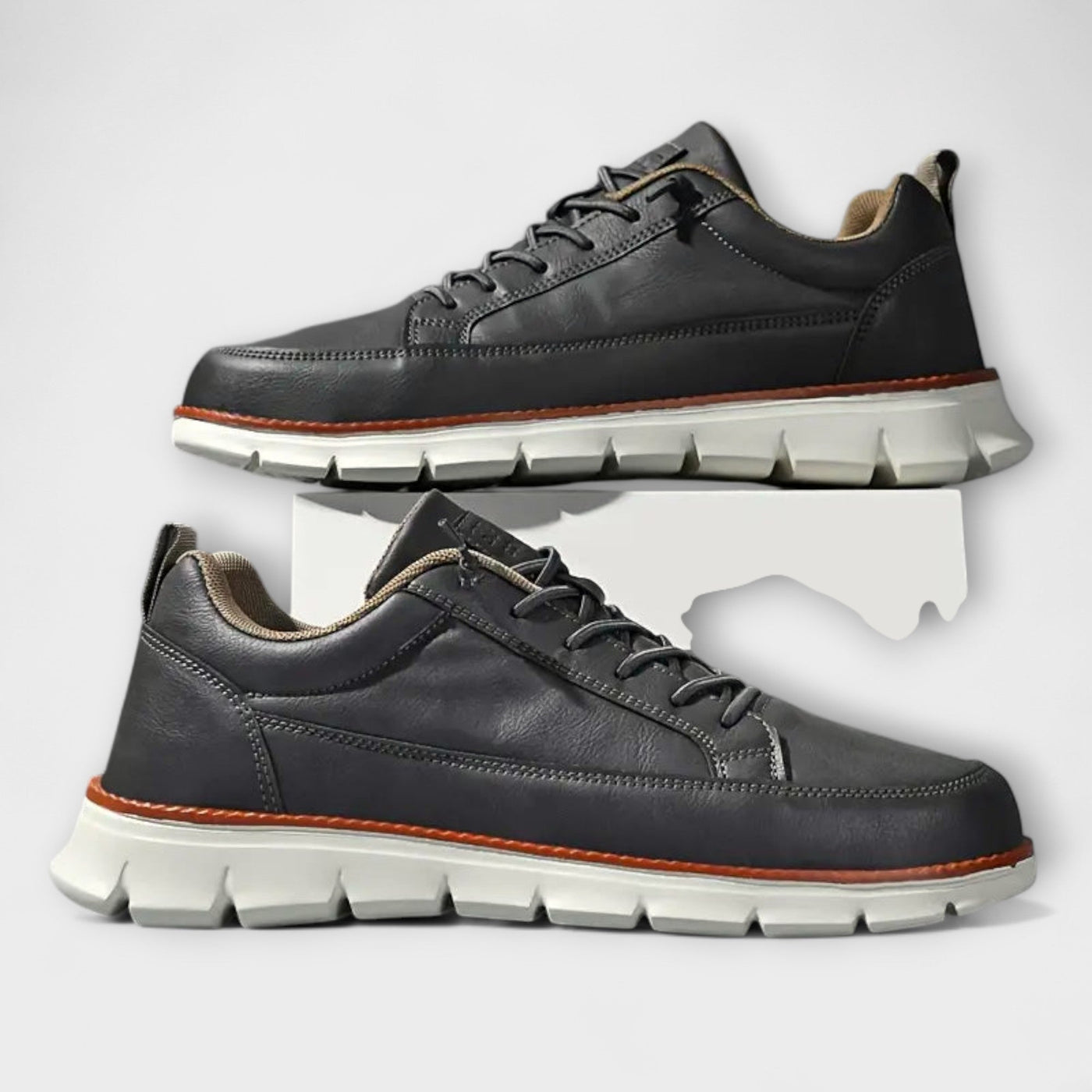 ALEXANDER | Stylish Leather Sneakers with Orthopedic Comfort
