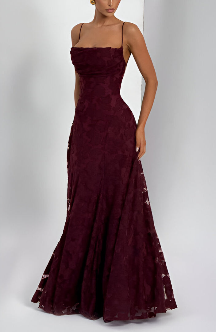 Vengeance – Long Dress with Lace Corset