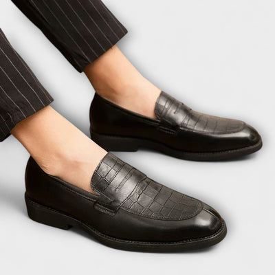 Milo | Luxury Crocodile Slip-On Loafers
