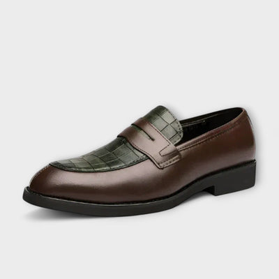 Milo | Luxury Crocodile Slip-On Loafers