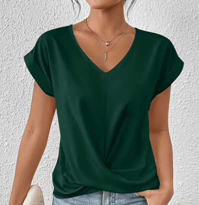Luna - Elegant V-Neck Top