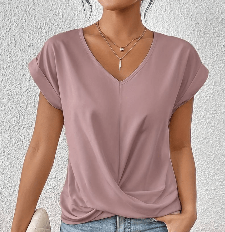 Luna - Elegant V-Neck Top