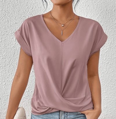 Luna - Elegant V-Neck Top