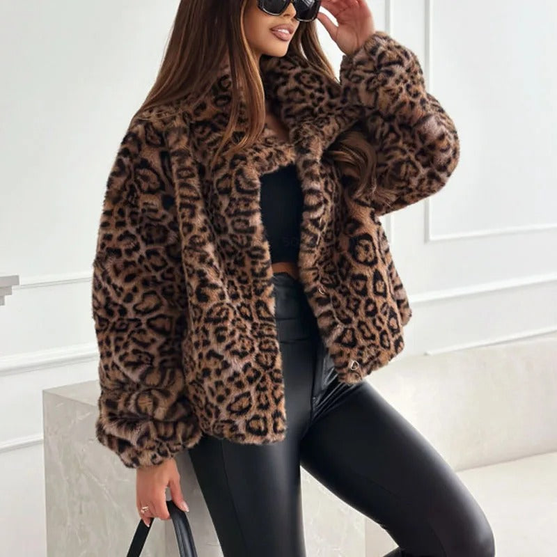 Leona - Luxury Leopard Coat