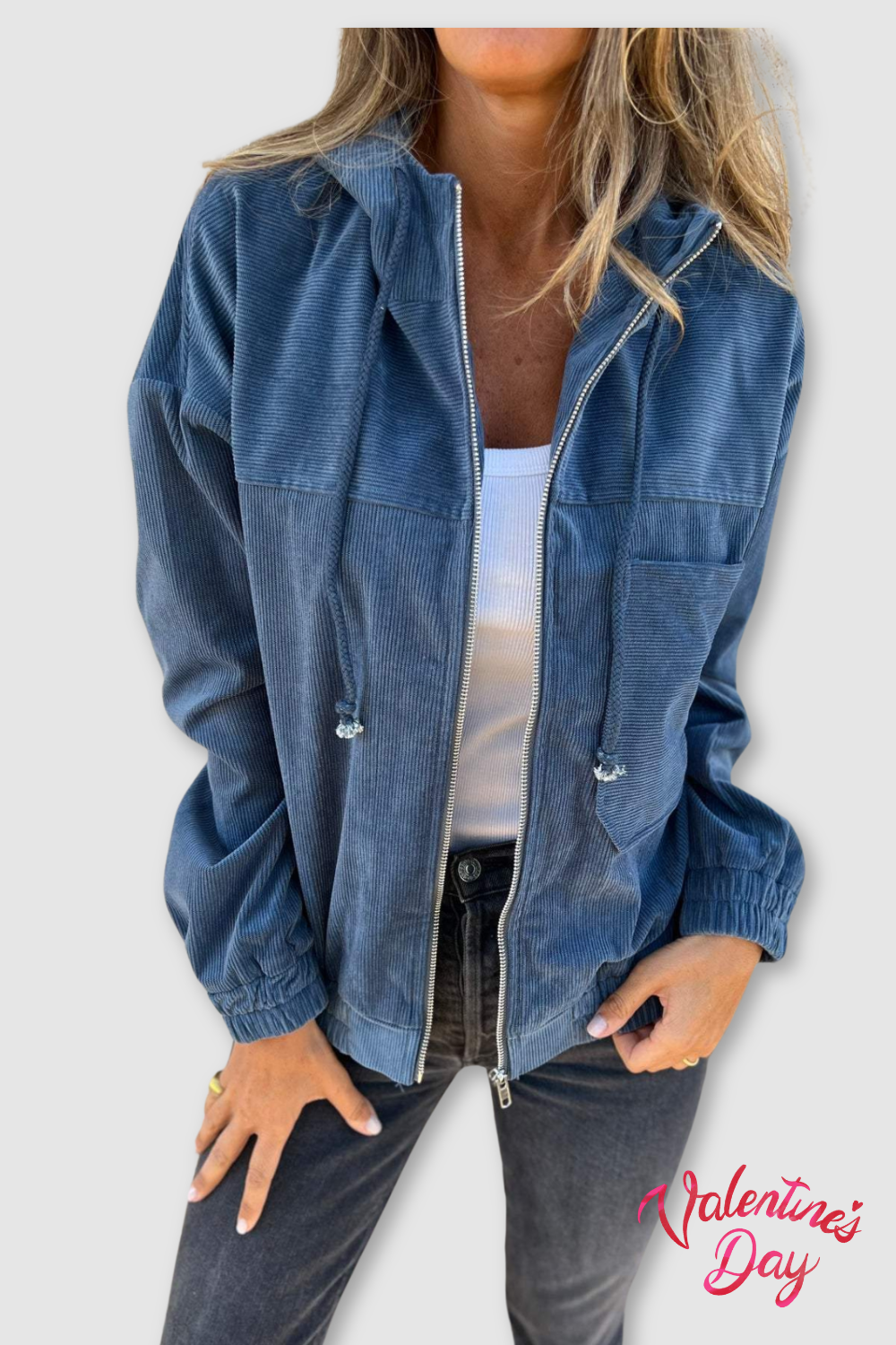 Audrey - Casual Jacket with Hood