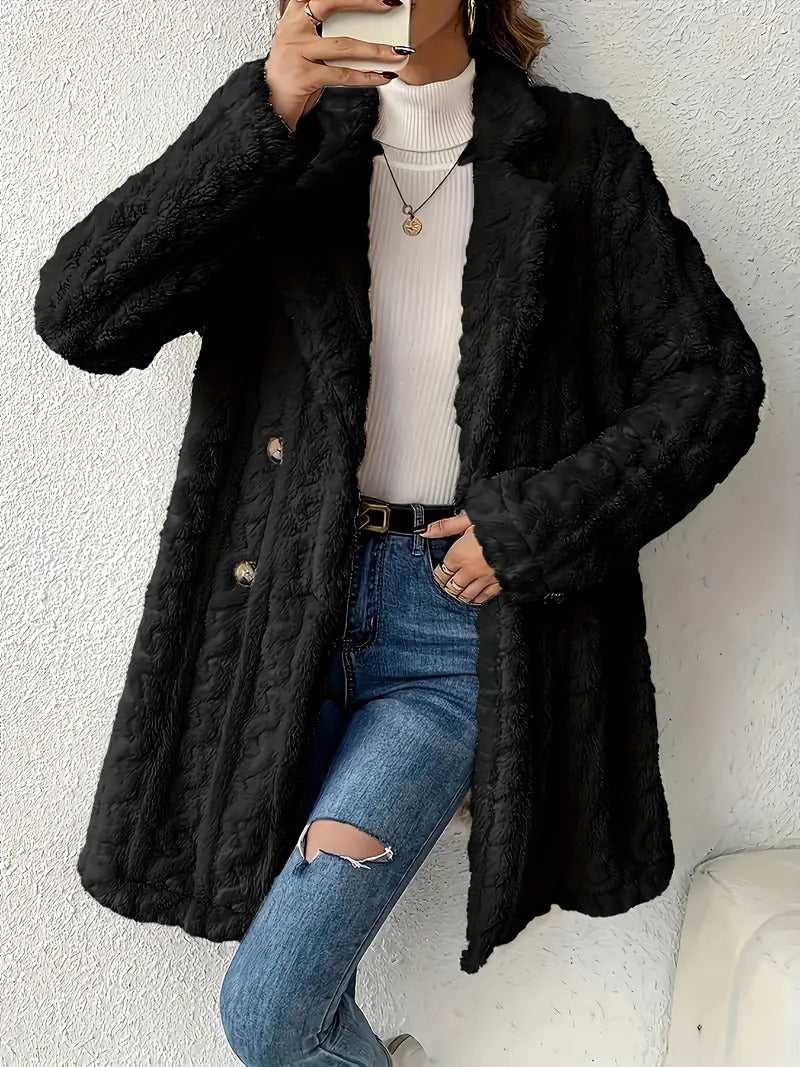 Léa - Cozy Faux Fur Coat